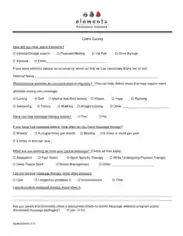 Client Survey Form Sample Template