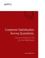 Free Download PDF Books, Customer Satisfaction Survey Questions Template