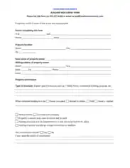 Free Download PDF Books, Insurance Risk Survey Form Template