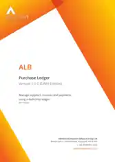 Purchase Ledger Example Template