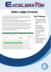 Sales Ledger Invoice Template