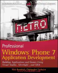 Free Download PDF Books, Professional Windows Phone 7 Application Development – Free PDF Books