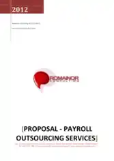 Free Download PDF Books, HR Payroll Proposal Template