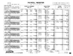 Free Download PDF Books, Sample Company Payroll Register Template