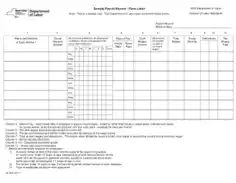 Free Download PDF Books, Sample Payroll Record For Farm Labor Template
