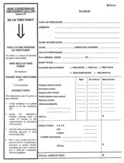 Free Download PDF Books, Simple Employee Payslip Template