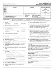 Free Download PDF Books, Application For Employment Authorization Form Template