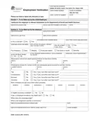 Example of Verification Form Template