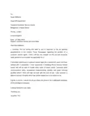 Free Download PDF Books, Customer Service Cover Letter Template