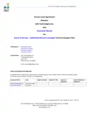Free Download PDF Books, Customer Service Level Agreement Template