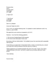 Free Download PDF Books, Poor Customer Service Letter Template