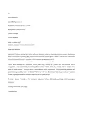 Sample Customer Service Job Cover Letter Template