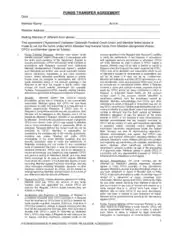 Fund Transfer Agreement Template