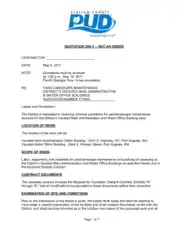 Basic Contractor Quotation Template