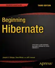 Free Download PDF Books, Beginning Hibernate 3rd Edition – Free Pdf Book