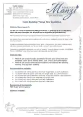Free Download PDF Books, Team Building Quotation Template