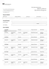 Vehicle Quotation Request Template