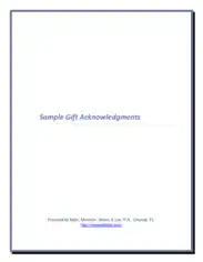 Free Download PDF Books, Charitable Donation Acknowledgement Letter Template