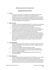 Charitable Trust Equality and Diversity Policy Template