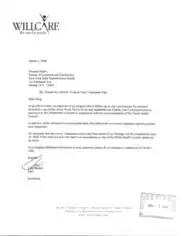 Charity Care Letter of Support Template