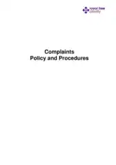 Free Download PDF Books, Charity Complaints Policy and Procedures Template