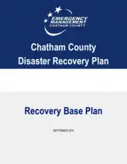 Free Download PDF Books, Charity Disaster Recovery Plan in Pdf Template