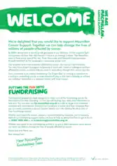 Charity Fundraising Welcome Letter Template