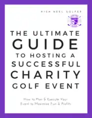 Charity Golf Event Program Template