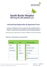 Free Download PDF Books, Charity Volunteering Registration Agreement Form Template