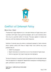 Formal Charity Conflict of Interest Policy Template