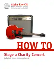 Free Download PDF Books, How to Stage Charity Concert Program Template