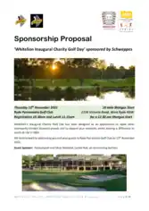Organisational Charity Event Sponsorship Proposal Template