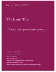 Sample Charity Data Protection Policy Template