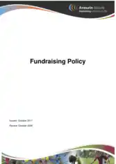 Simple Charity Fundraising Policy Template