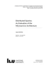Free Download PDF Books, Distributed Queries An Evaluation of The Microservice Architecture