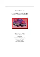 Free Download PDF Books, Learn Visual Basic 6.0