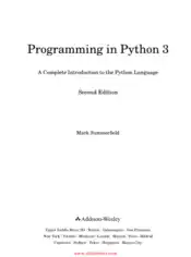 Free Download PDF Books, Programming in Python 3 2nd Edition – FreePdfBook