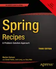 Free Download PDF Books, Spring Recipes 3rd Edition – FreePdfBook