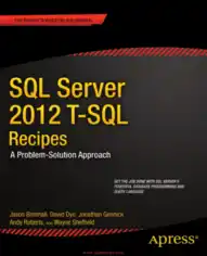 Free Download PDF Books, SQL Server 2012 T-SQL Recipes 3rd Edition – FreePdfBook