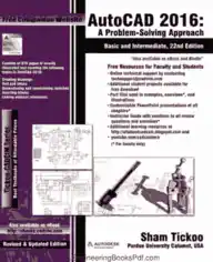 Free Download PDF Books, AutoCAD 2016 A Problem Solving Approach Basic and Intermediate 22nd Edition