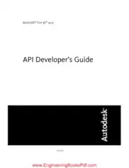 AutoCAD Civil 3D API Developers Guide, Ebooks Free Download Pdf