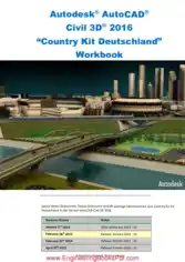 Autodesk AutoCAD Civil 3D 2016 Country Kit Deutschland Workbook, Best Book to Learn