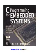 Free Download PDF Books, C Programming for Embedded Systems – FreePdf-Books.com