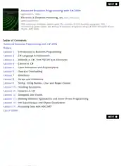 Advanced Business Programming with C# 2005 –, Download Full Books For Free