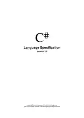 Free Download PDF Books, C# Language Specificatio Version 3.0 –, Ebooks Free Download Pdf