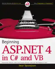 Free Download PDF Books, Beginning ASP.NET 4 in C# and VB –, Ebooks Free Download Pdf