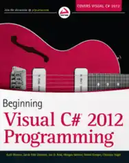 Beginning Visual C# 2012 programming –, Ebooks Free Download Pdf