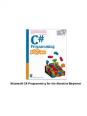 C# Game Programming For The Absolute Beginner –, Download Full Books For Free