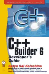 Free Download PDF Books, C++ Builder 6 Developers Guide with CDR –, Download Full Books For Free
